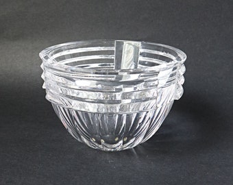 Vintage Larger Orrefors Sweden Signed Crystal Art Glass Bowl