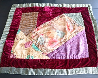 Vintage Large Patchwork Style Throw Pillow Cover Decorative Pillow