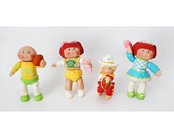 Cabbage Patch Kids 3 Posable PVC Figures CPK Figurines