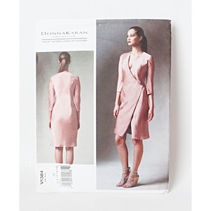 Vogue Sewing Pattern V1384 Misses&#39; Dress Donna Karan Collection Size 6 8 10 12 14 UNCUT