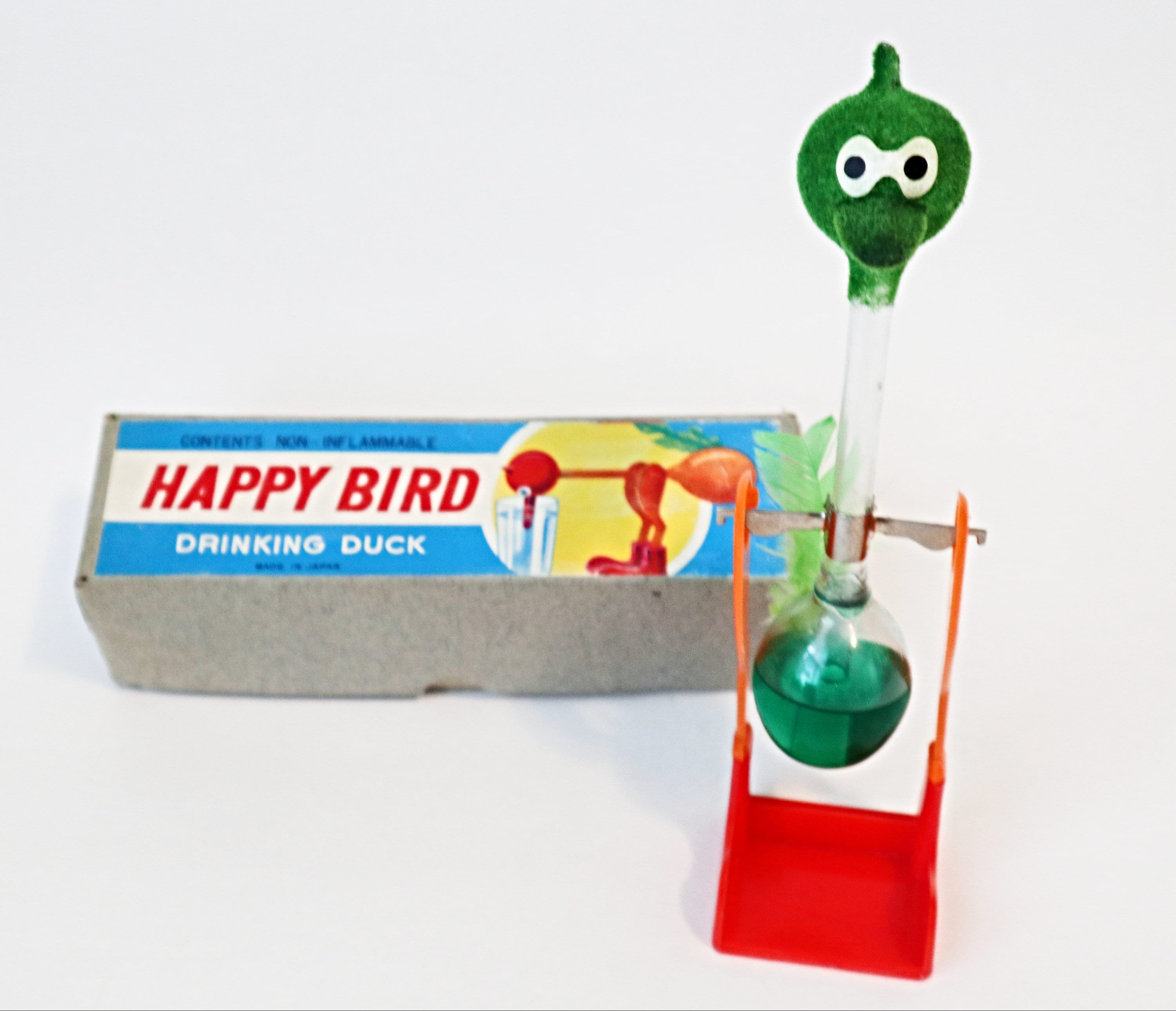 Retro Dippy Drinking Bird Glass Dipping Duck Toy Happy Bobbing Educational  Hobby
