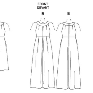 Vogue V8574 Sewing Pattern Very Easy Misses Dress Slightly | Etsy