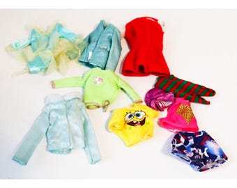Vintage Assorted Barbie Clothes Jacket Dress