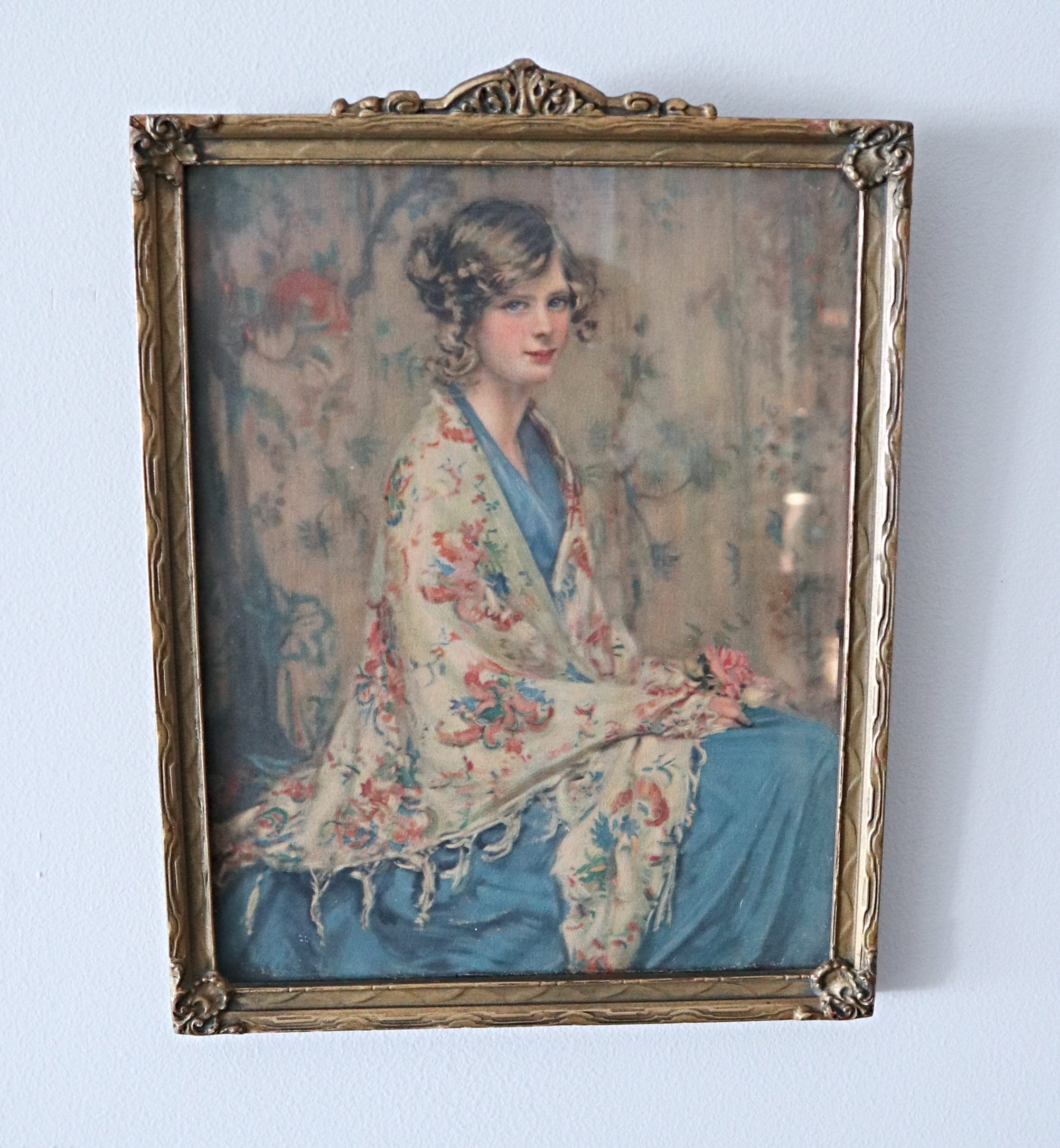 Alice blue gown clearance print