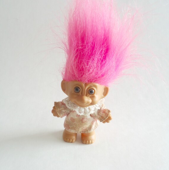 pink troll doll
