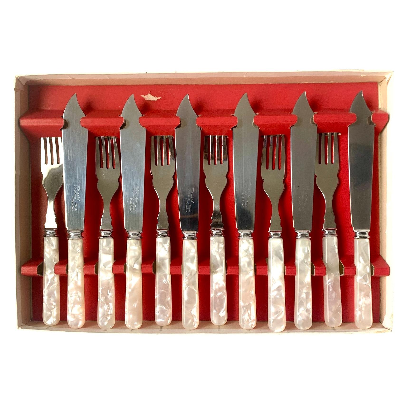 Mother of Pearl Handle Forks - Etsy