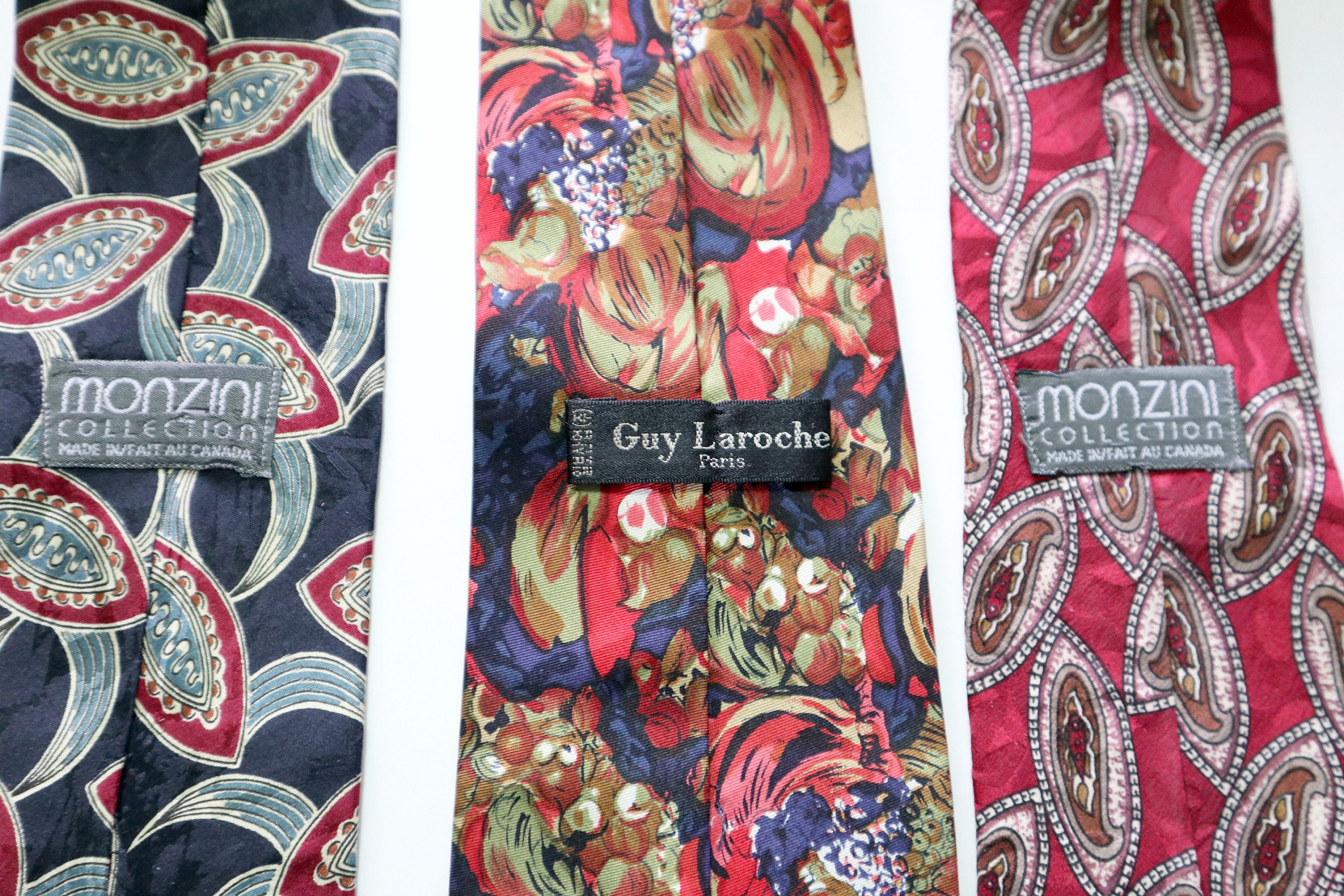 6 Vintage Men's Silk Ties Great Condition Necktie Neck Tie | Etsy