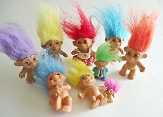 vintage troll dolls