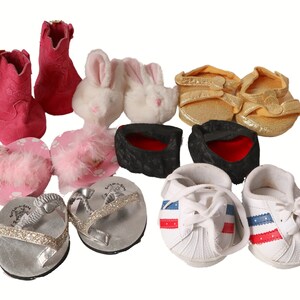 7 Vintage Build-A-Bear Outfit Shoes Sandles Boots Running Shoes