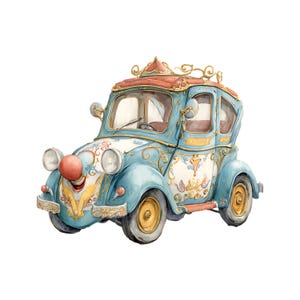 Circus Clipart Collection: 16 Vintage Carnival Designs - Digital Download