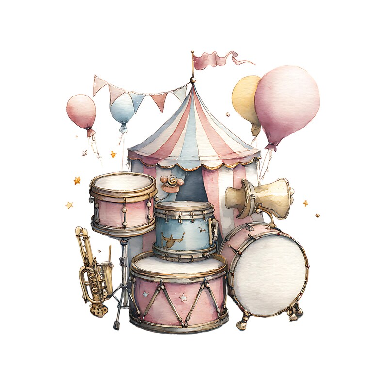 Circus Clipart Collection: 16 Vintage Carnival Designs - Digital ...