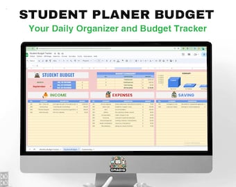 Student Budget Planner: College Expense Tracker (Spreadsheet)