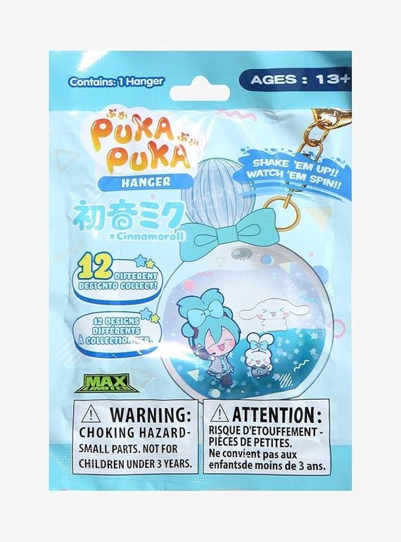 Puka Puka Sanrio Cinnamoroll X Hatsune Miku Floating Bottles Blind