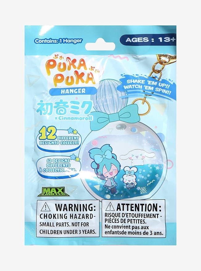 Puka Puka Sanrio Cinnamoroll X Hatsune Miku Floating Bottles Blind