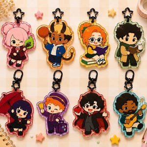 Deadlock Acrylic Keychains/Charms | Double-sided (school version)