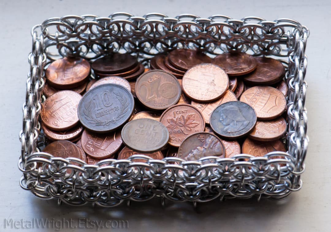 Chainmail Box or Basket - Etsy