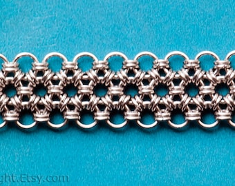 Stainless steel chainmail belt