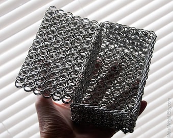 Chainmail Box with Hinged Lid