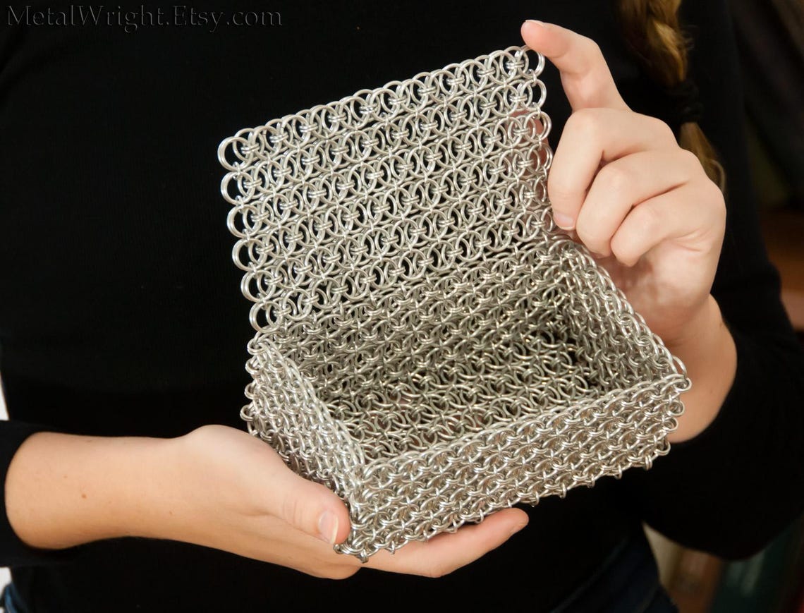 Chainmail Box With Hinged Lid - Etsy Canada