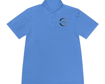 Polo con logo de onda circular