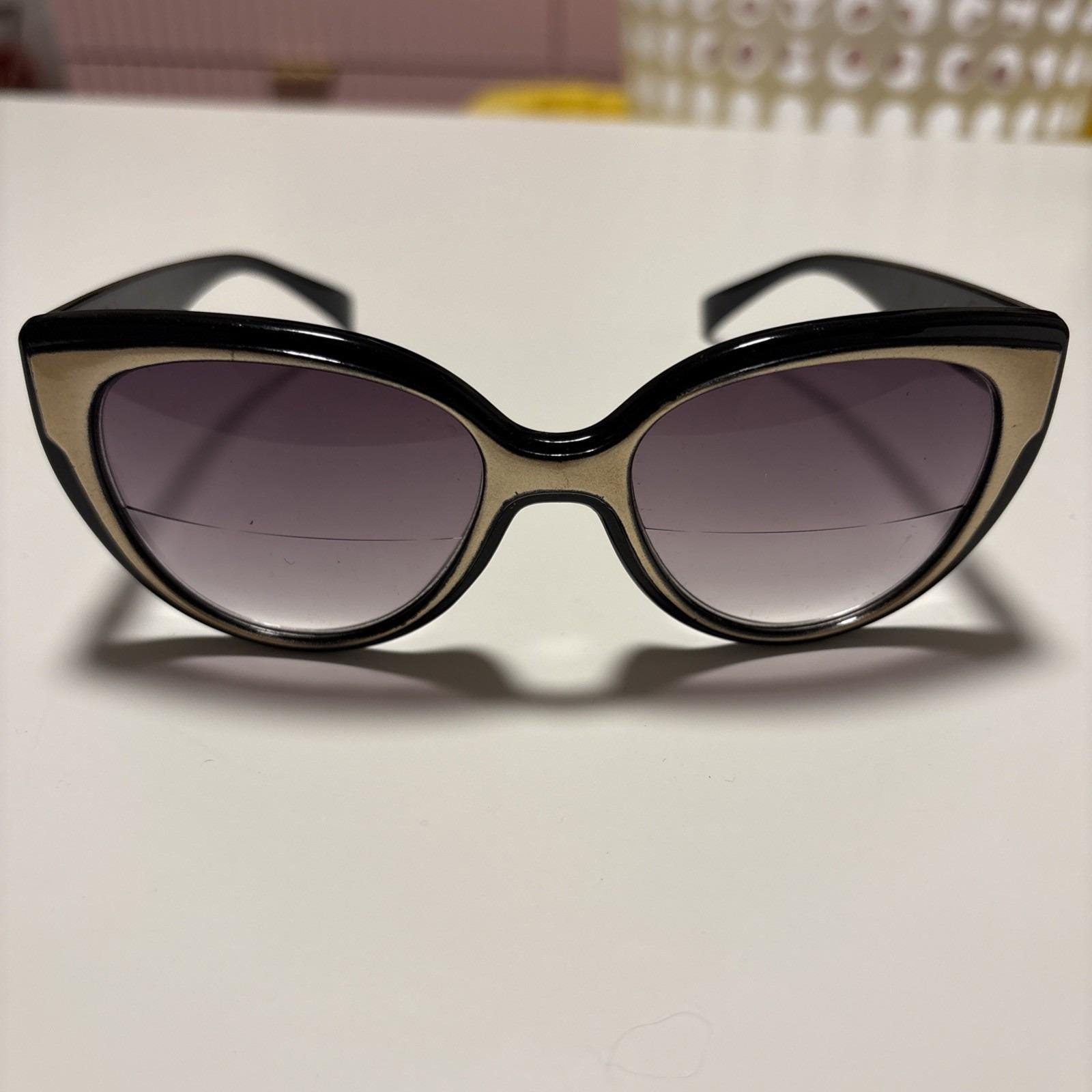 Joy + Iman +3.00 sunglass readers brown/bronze with soft logo pouch Joy Mangano Glasses for sale - eBay main image 2