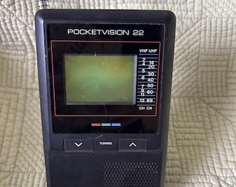 VTG Realalistic Pocketvision Hand-Held TV Model 16-159 Parts Only