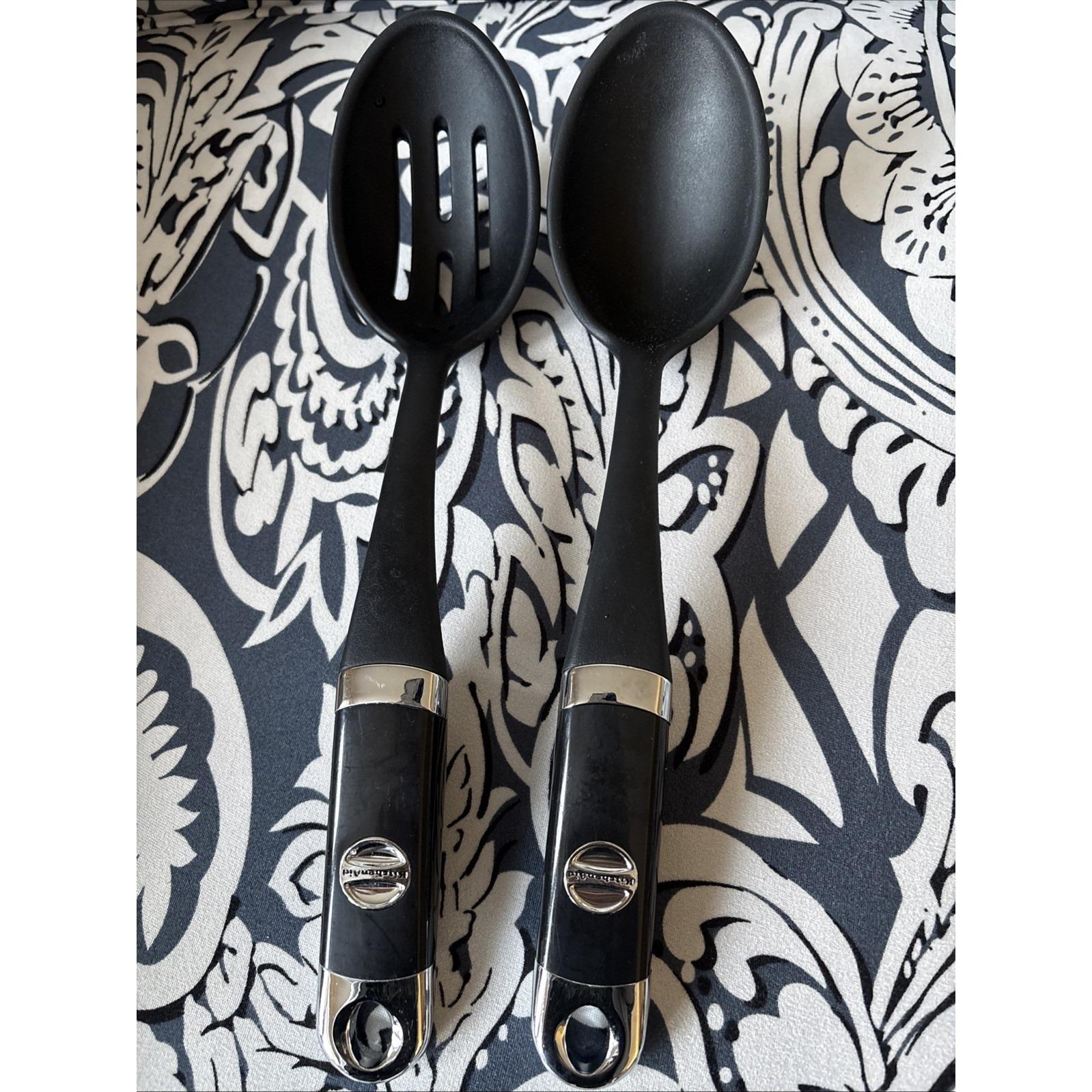 Kitchenaid Black Heavy Duty Silicone Large Slotted and Serving