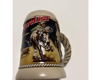 Caneca Budweiser Anheuser-Busch 1992 Budweiser Rodeo #05214
