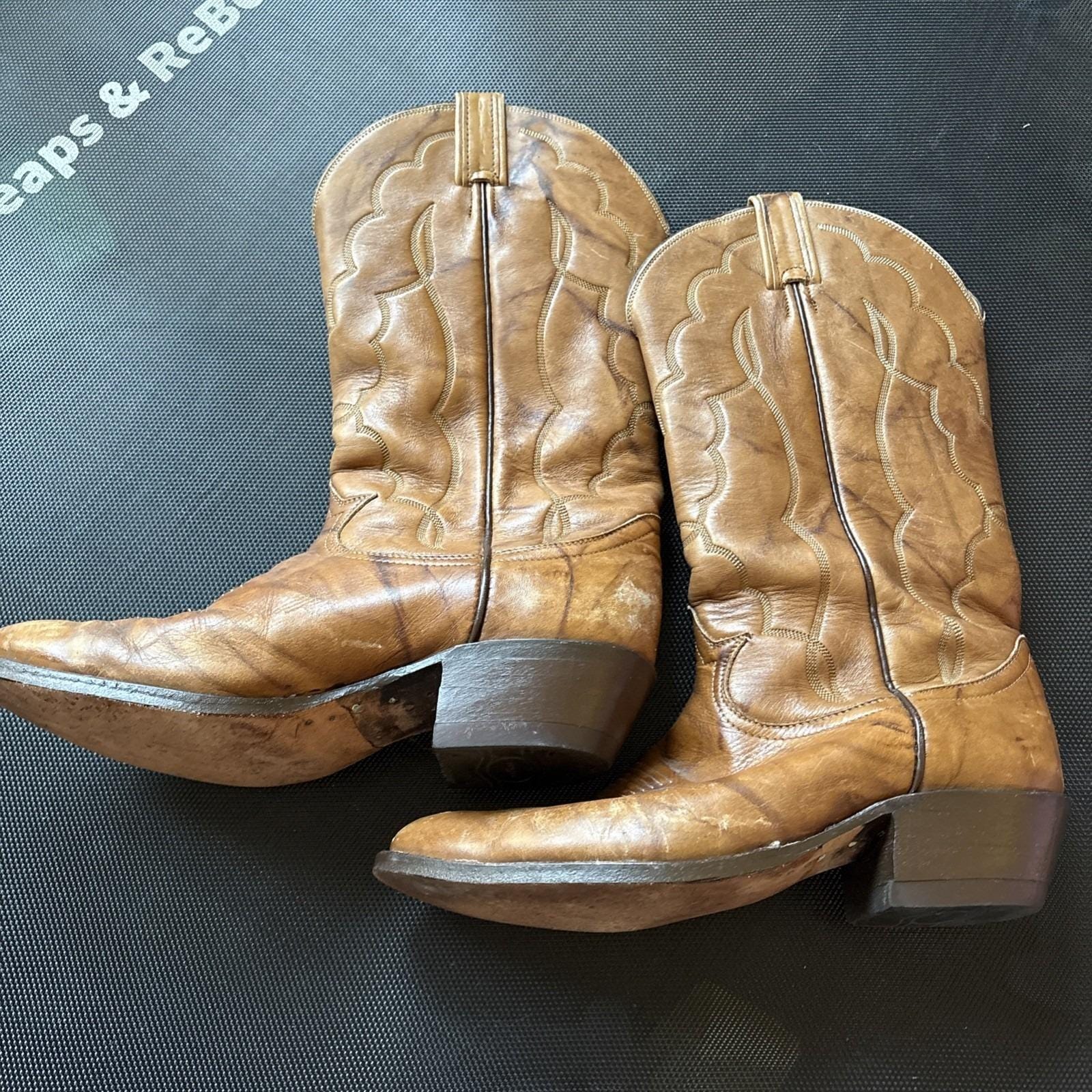 70s Tony Lama Boots - Etsy