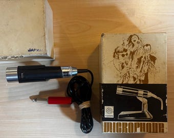 Vintage Fanon MKO-45 Dynamic Microphone | High Impedance 50K Ohms | Omnidirectional Microphone | Mid-Century Audio Equipment