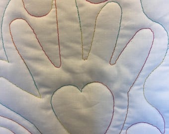 DIY No Sew Hand Print Quilt Kit