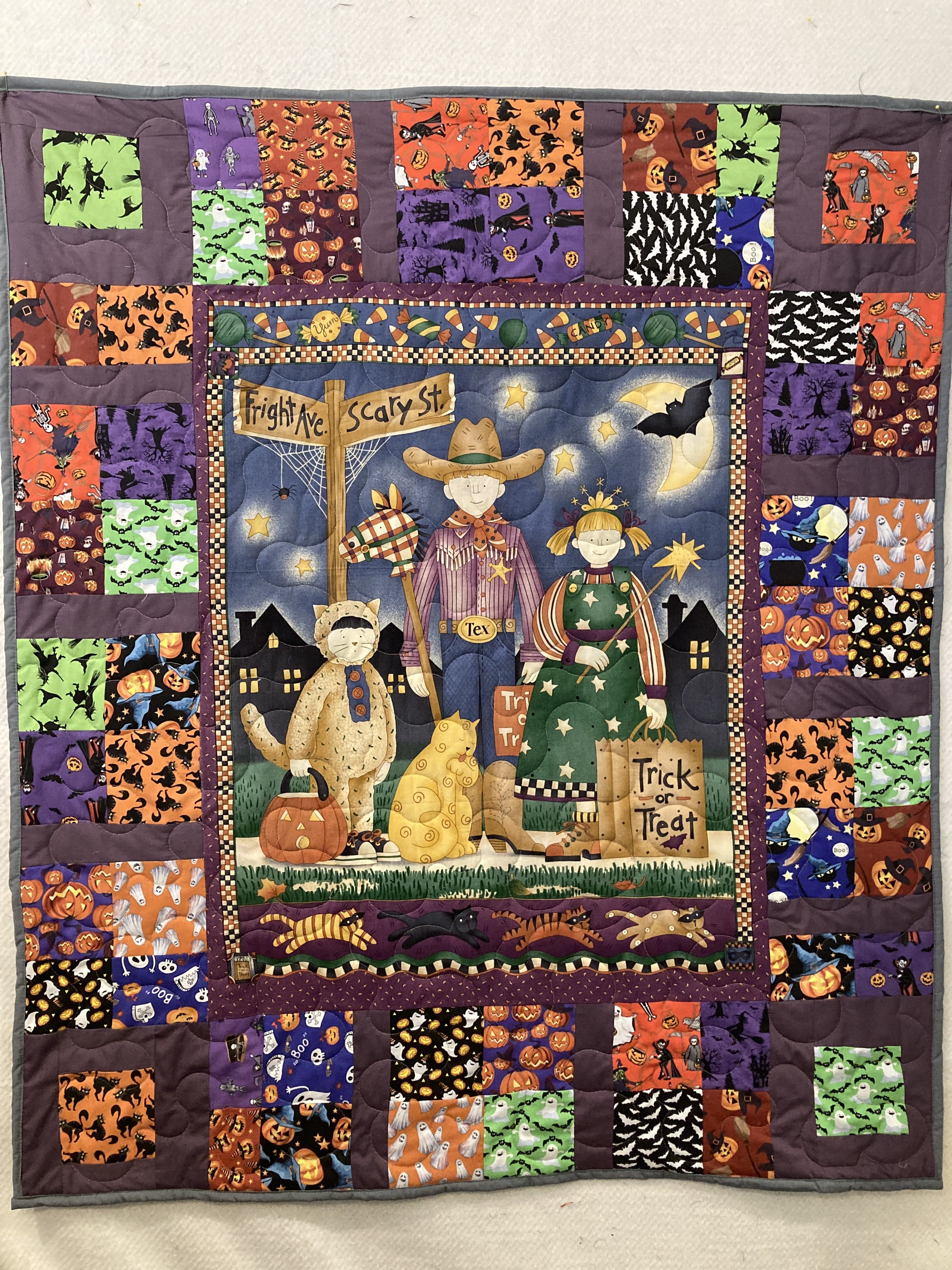 Trick or Treat Panel Quilt Kit