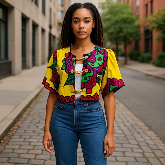 Yellow Open Crop Top