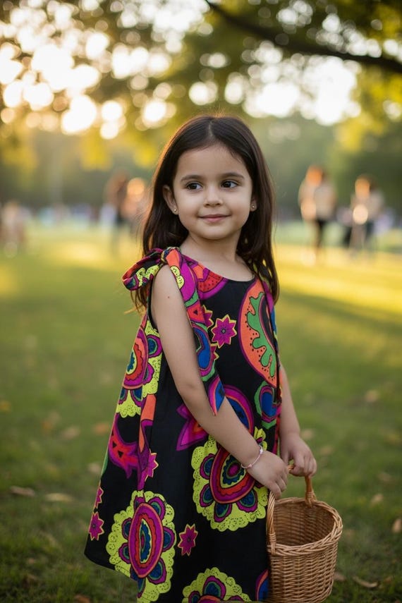 Paruma Black Dress for Girl