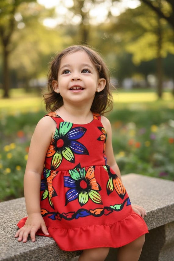 Red Paruma Dress for Girl
