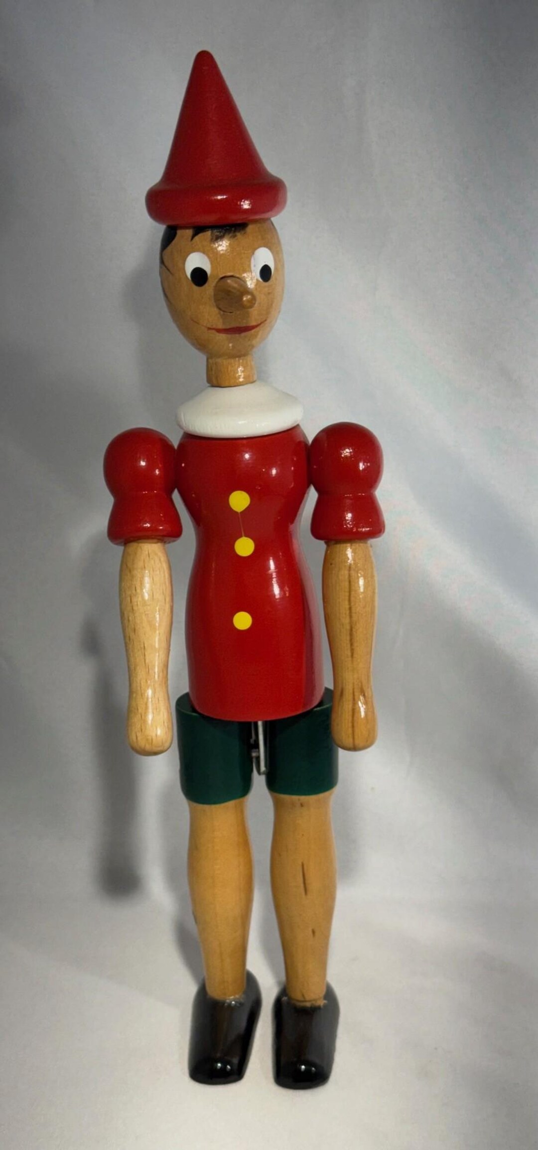 Vintage Wooden Painted Jointed Movable Pinocchio - Etsy
