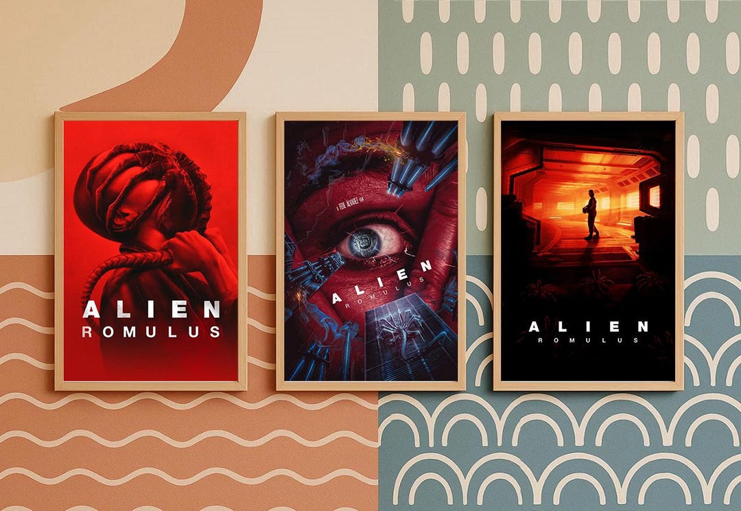 Alien Romulus Classic Movie Poster | High Quality Canvas Print ...