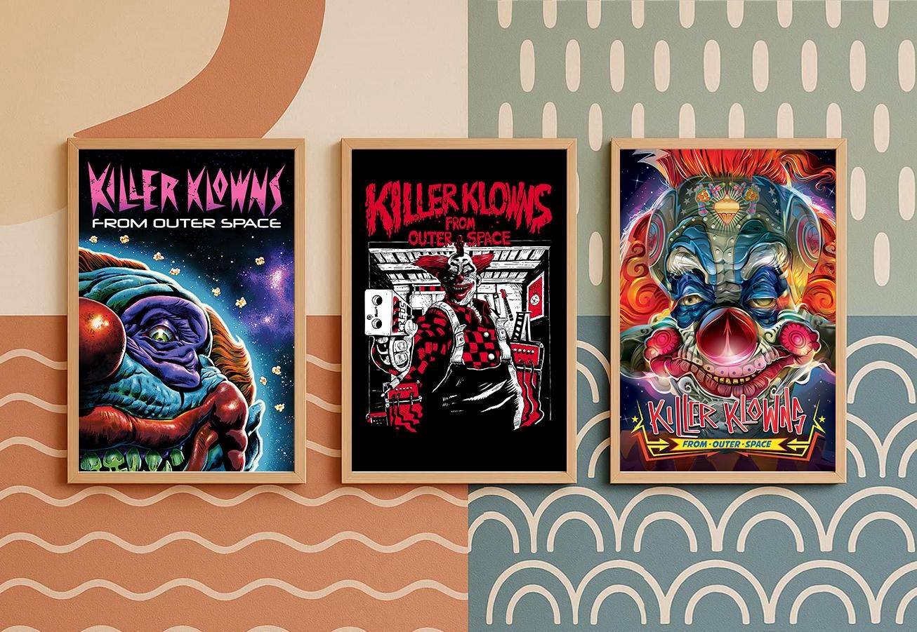 Killer Klowns Poster - Etsy
