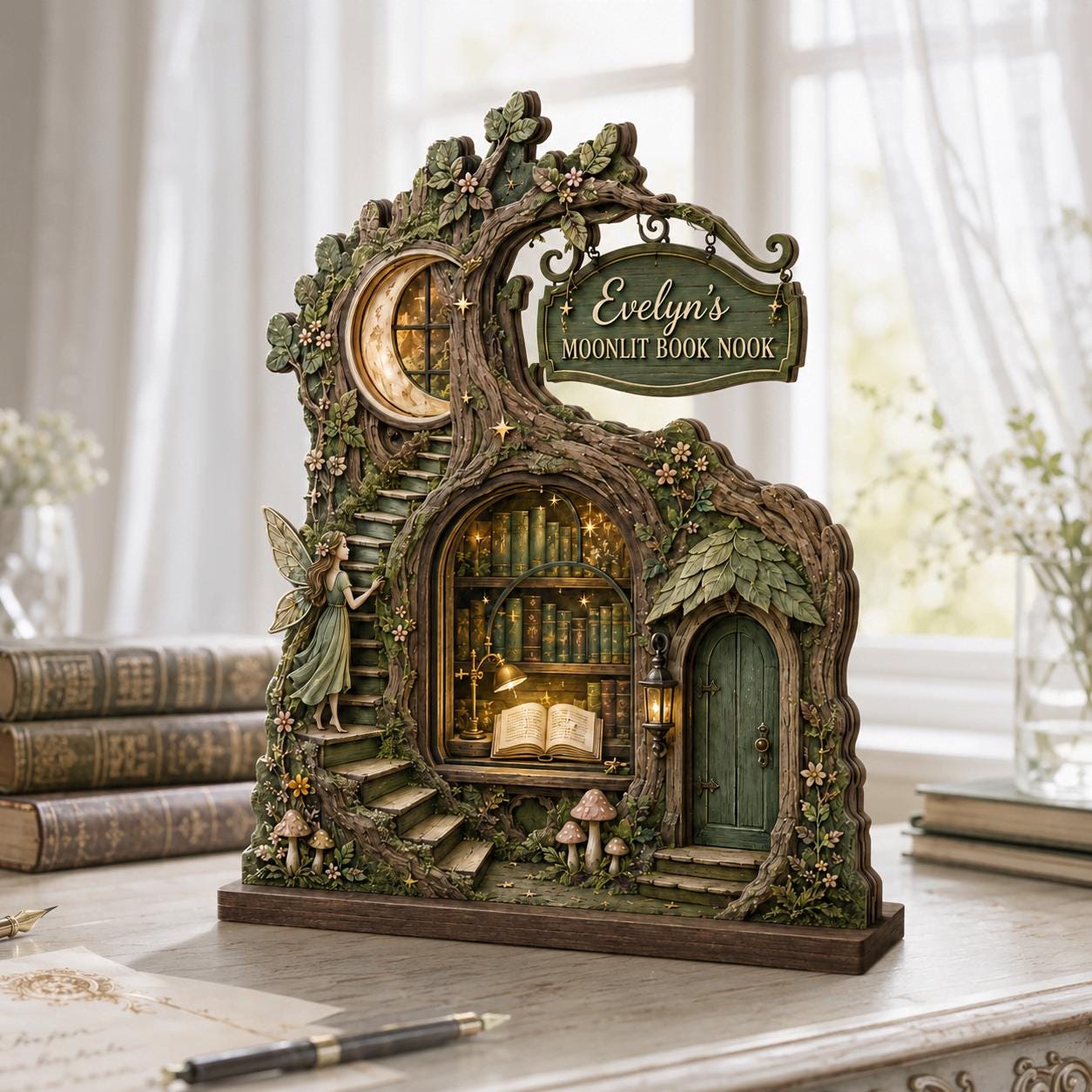 Fairy Book Ends - Etsy