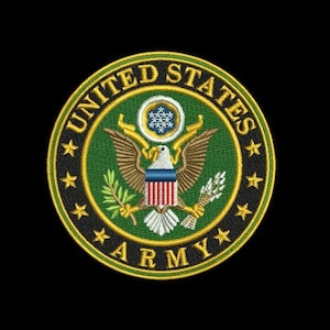 United States Army Patch Design | Digital Embroidery File