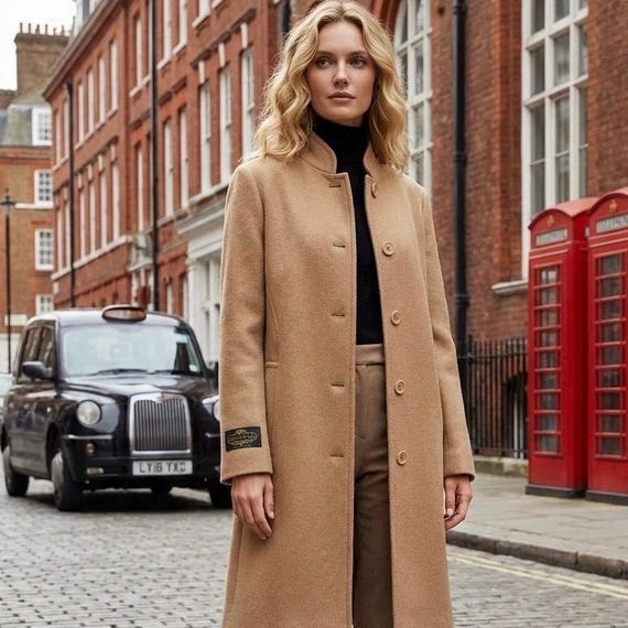 Women's Handmade Shetland Wool Coat