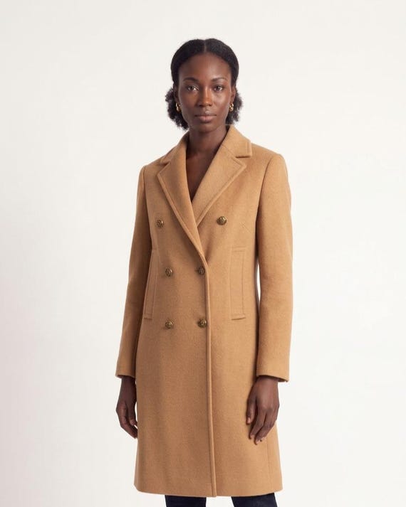 Women's Camel Wool Coat