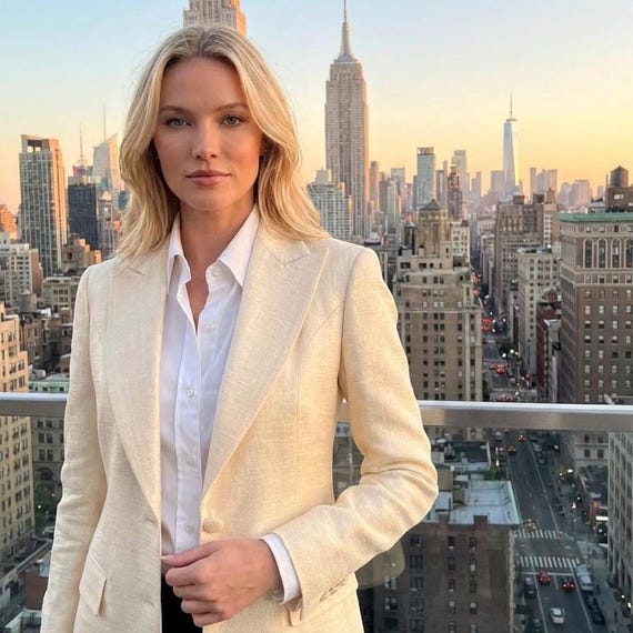 Women's Woven Silk Blazer - 100% Silk - Handmade - Luxury Made in Italy - Lorenzo Risi