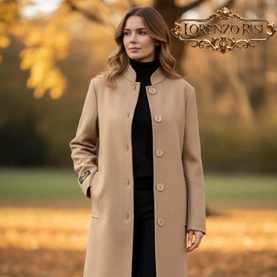 Women's Handmade Shetland Wool Coat