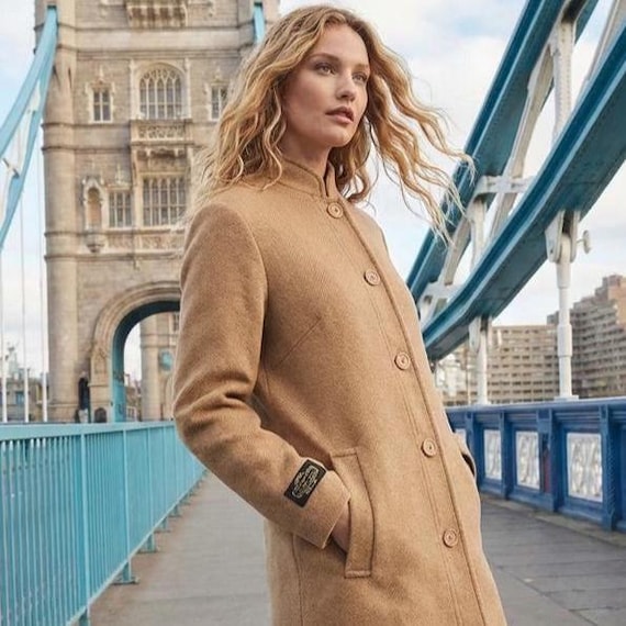 Cappotto donna Lana Schetland Fatto a mano da Donna / Women's Handmade Shetland Wool Coat