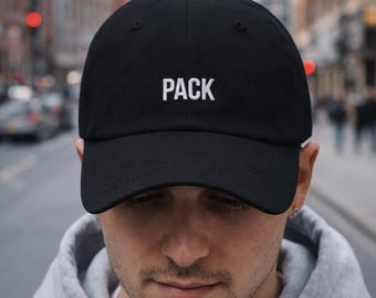 Boné minimalista estilo "dad hat", boné de beisebol bordado, boné unissex de algodão para estilo streetwear.