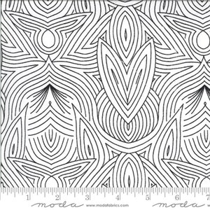 Dwell in Possibility - Ivory Nouveau -- 1/2 YD