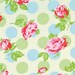 Fabric by the Yard -- Hill Falling Roses in Ivory by Tanya Whelan