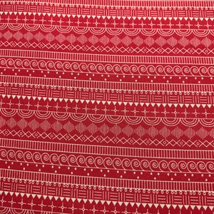 Wanderlust Doodle Stripe in raspberry by Amy Ellis for Moda -- 1/2 Yard