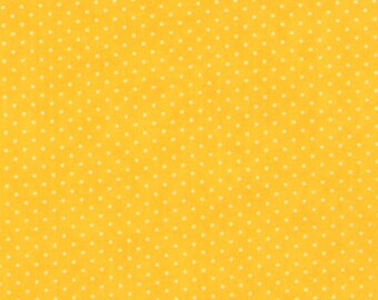 Essential Dots in Sunshine for Moda -- 1/2 YD